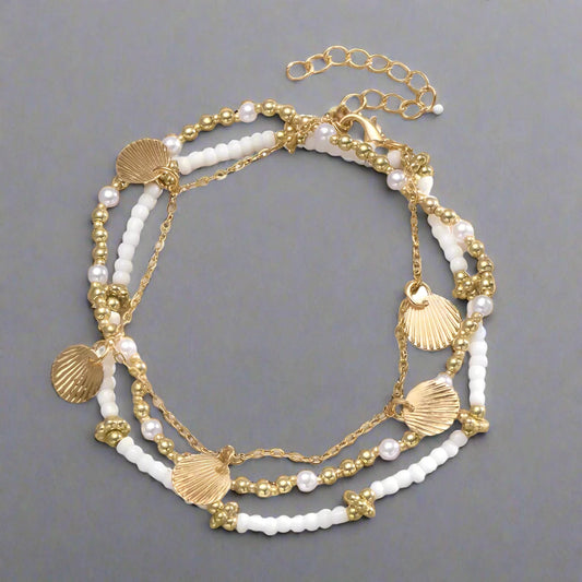 Hypatia - 4pcs Vintage Gold Color